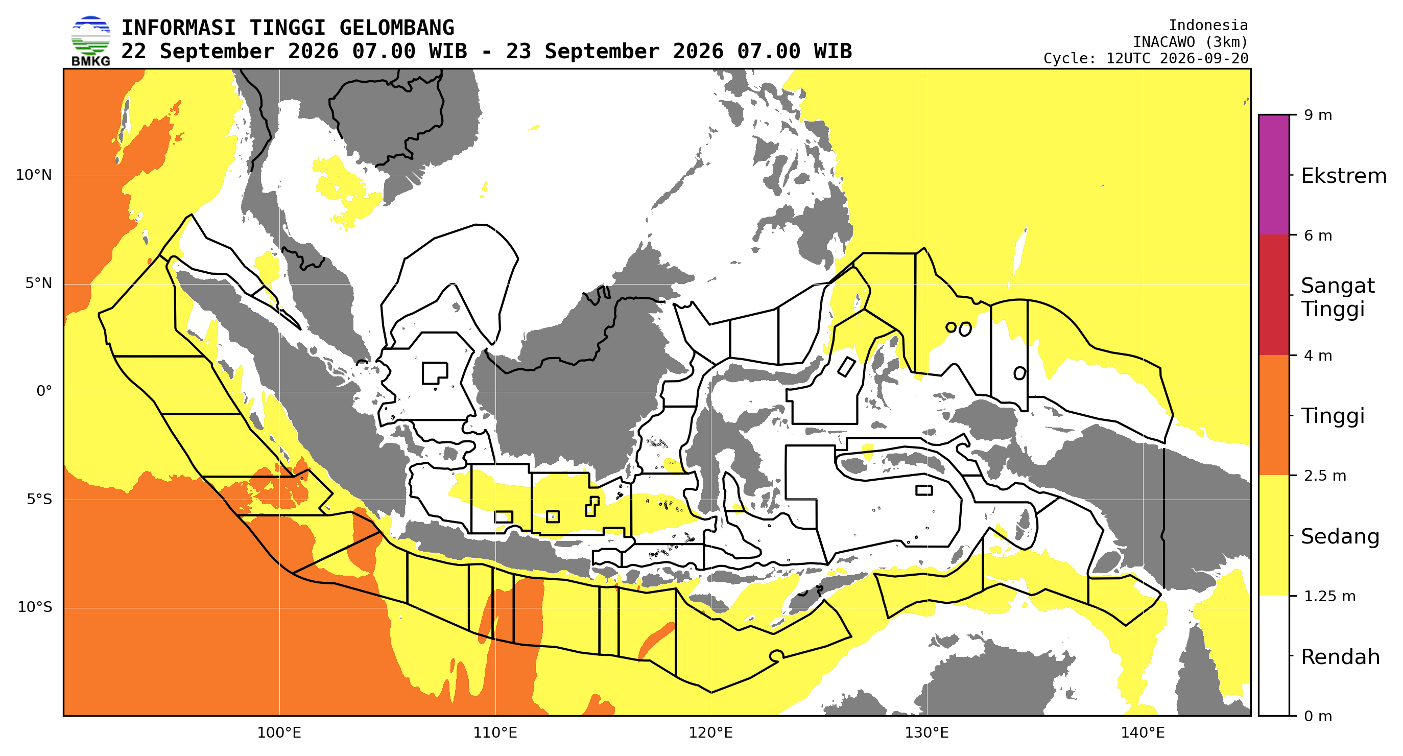 BMKG Ingatkan Kondisi Perairan Maluku hingga 25 September