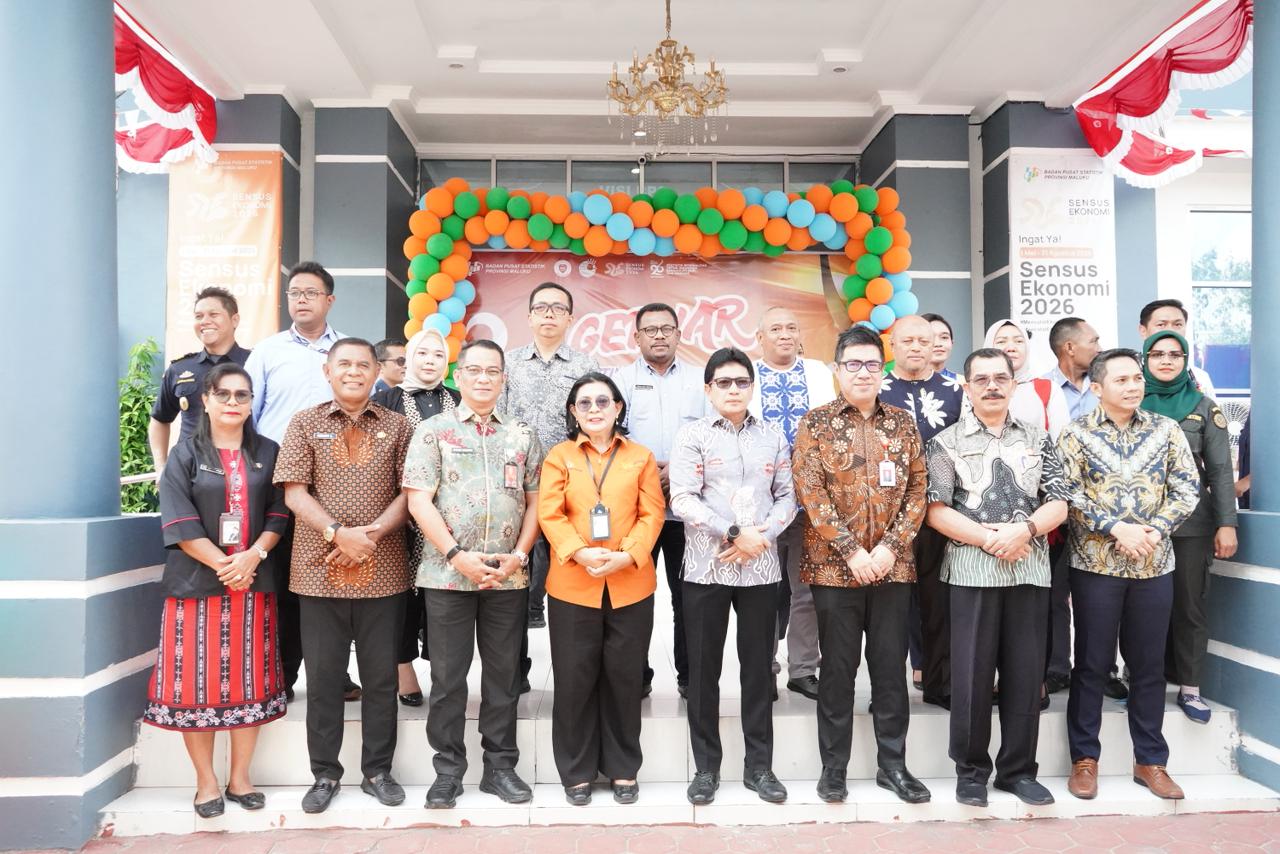 Pemprov Maluku Dorong Literasi Statistik untuk Sensus Ekonomi 2026