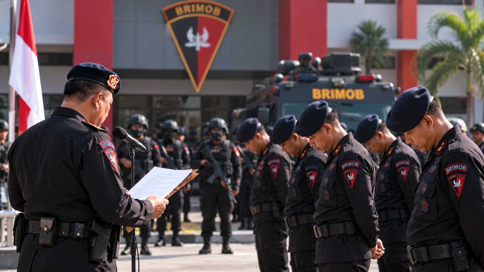 Delapan Personel Satbrimob Polda Maluku Diberhentikan Tidak dengan Hormat