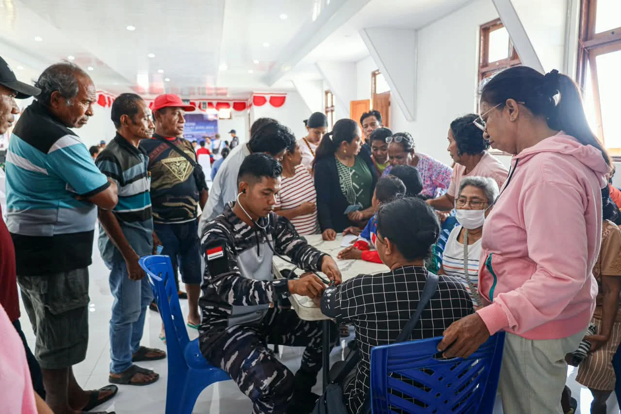 Sebanyak 76 Warga Luar Kecamatan Terima Layanan Kesehatan Gratis dari ERB 2026 di Maluku